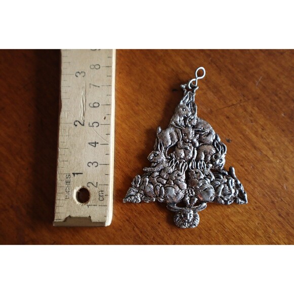 ARTHUR COURT Brer Rabbits Bunny in Christmas Tree Ornament 1990 Taiwan w/ Box - Picture 3 of 12